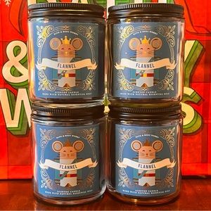 New! Bath And Body Works Flannel Single Wick Candle (price is for 1).